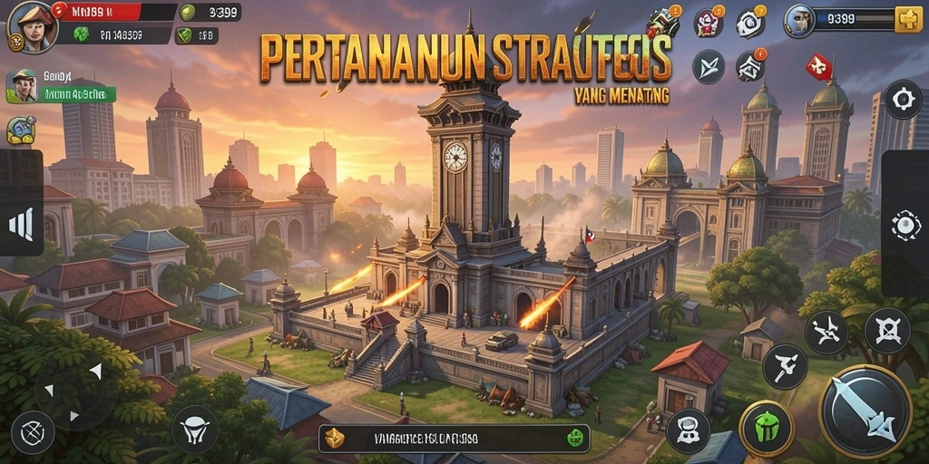 Gameplay seru 9399 Tower Defense dengan strategi yang mendalam.