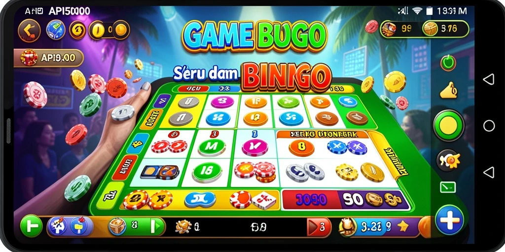 Tampilan gameplay seru dalam game Bingo API5000.