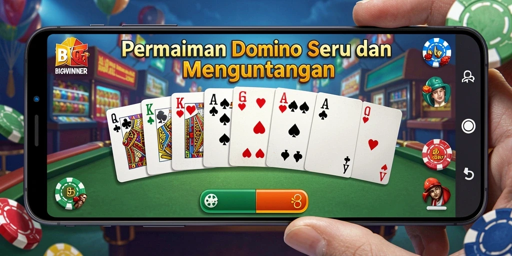 Tampilan gameplay Domino dari BIGWINNER yang menawan.