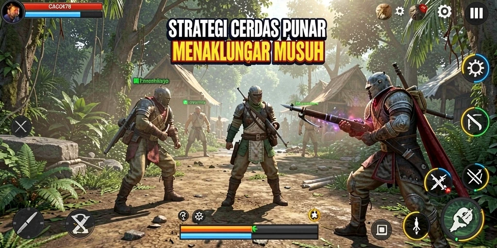 Gameplay menantang dan taktis dalam CACOR78 yang menampilkan strategi yang dinamis.