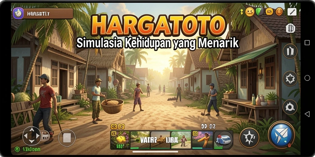 Screenshot gameplay HARGATOTO yang mengasyikkan.