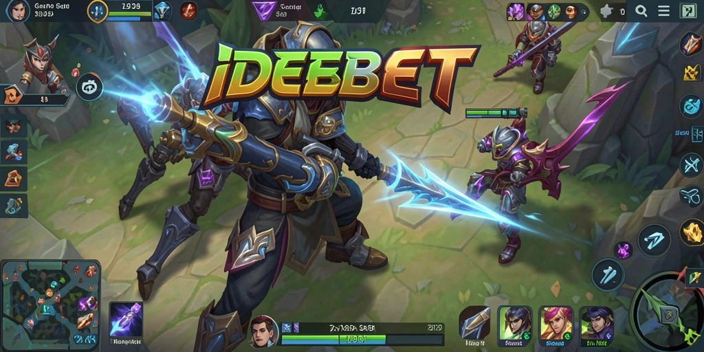 Gameplay seru di arena tempur IDEBET dengan karakter yang unik.