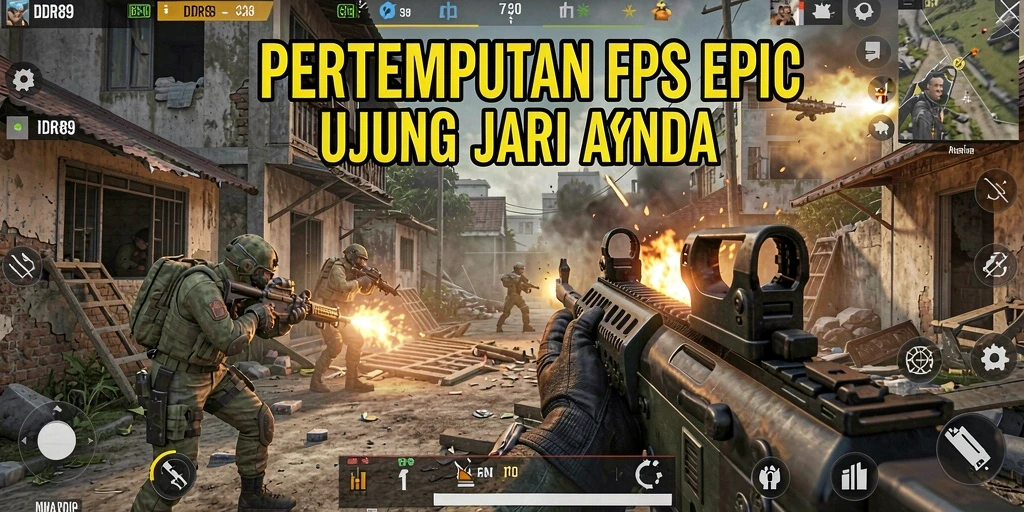 Screenshot gameplay menunjukkan aksi menegangkan di IDR89.