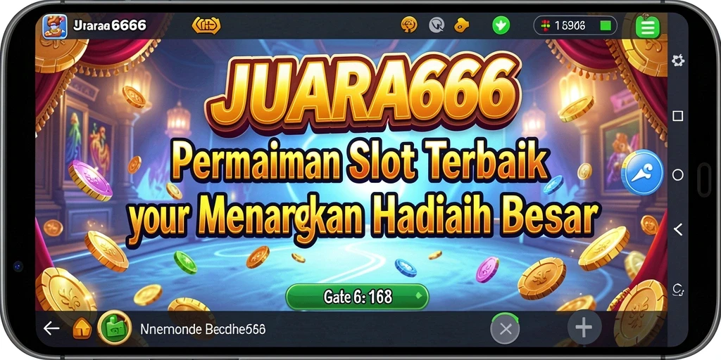 Tampilan gameplay JUARA666 yang menggugah selera pemain Slot.