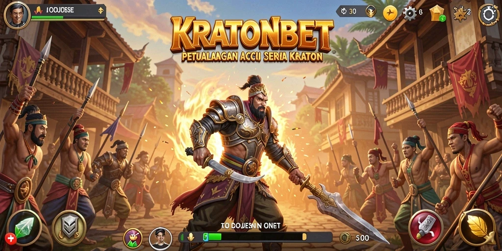 Tampilan gameplay KRATONBET dengan aksi seru dan grafis yang menarik.