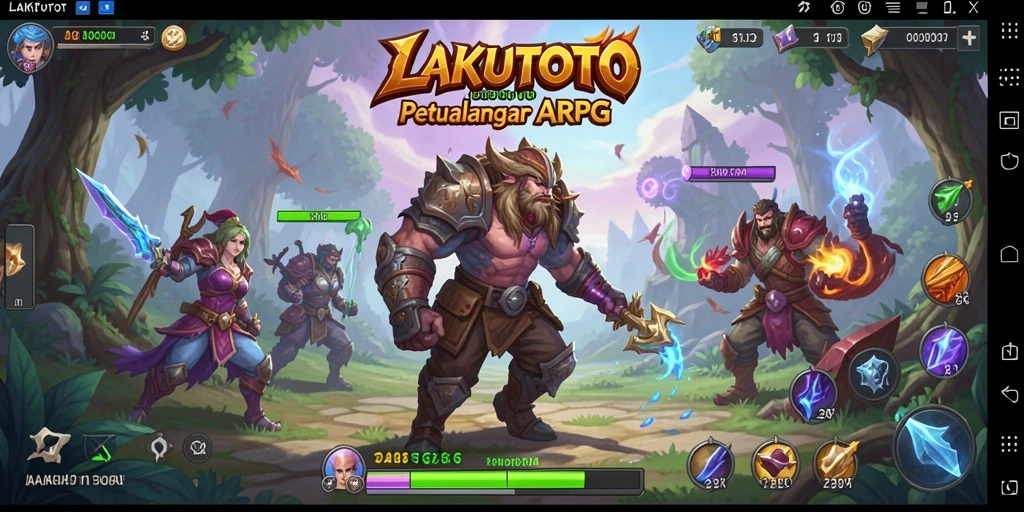 Tampilan gameplay menarik dari LAKUTOTO dengan aksi seru.