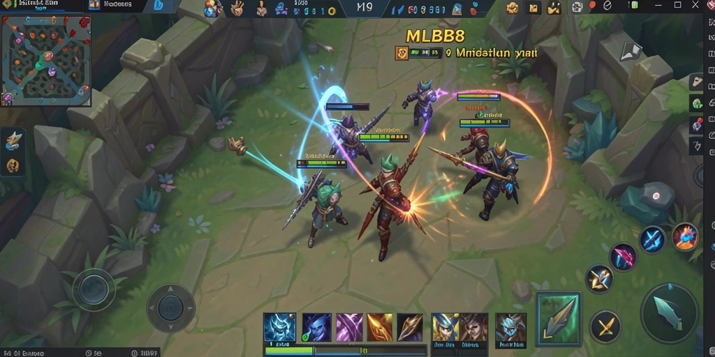 Tampilan gameplay menarik dari <strong>MLBB8</strong> dengan grafis yang memukau.