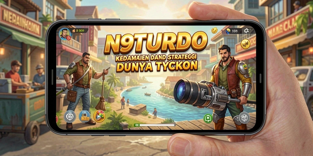 Gameplay Tycoon yang mendebarkan dan menantang.