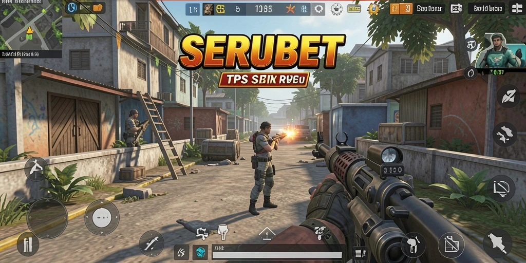 Tampilan seru gameplay TPS di SERUBET dengan aksi mendebarkan.
