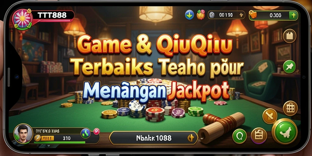 Screenshot utama TTT888 dengan gameplay QiuQiu yang menarik.